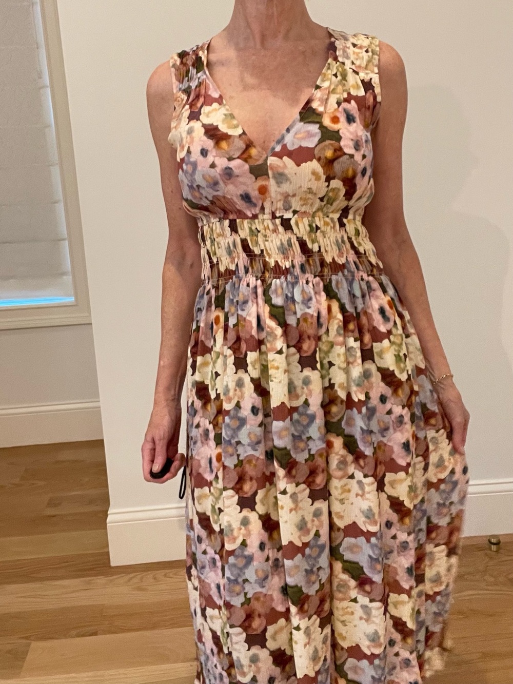 Rails Sleeveless Floral Maxi Dress - Multicolor Pastels